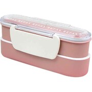 弁当箱 2段 585ml スリム ルパ ピンク TBB-054