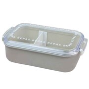 弁当箱 1段 650ml レクタングル ルパ グレー TBB-062