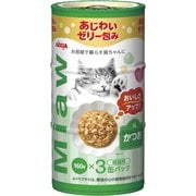 MX3-6 MiawMiaw3P かつお [猫用 ゼリー 成猫 160g×3缶]