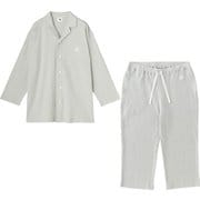 七分 パジャマセット ミントグレー Mサイズ 男女兼用 春夏用 SHGF-SC002UMIMMensWomens