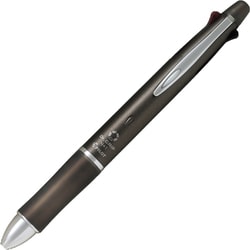 多機能ペン Dr.グリップ 4+1 油性ボールペン 0.5mm 極細 黒・赤・青・緑 シャープ0.5mm アッシュメタルブラウン BKHDF1SEF-ABN