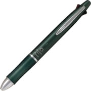 多機能ペン Dr.グリップ 4+1 油性ボールペン 0.5mm 極細 黒・赤・青・緑 シャープ0.5mm アッシュメタルオリーブ BKHDF1SEF-AOL