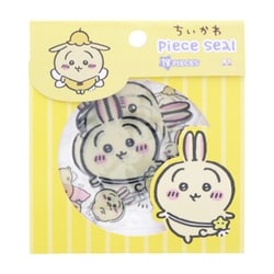 ちいかわ クリアピースシール 4点セット ちいかわ クリアピースシール（ハチワレ） | ちいかわマーケット