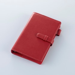 PUレザー バイブルサイズ6穴バインダー レッド GPU-6BB-02