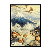 MTGS-218 マジック：ザ・ギャザリング プレイヤーズカードスリーブ 神河：輝ける世界 浮世絵 土地 山 A [トレーディングカード用品]