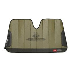 V21-0355M/OV [フロントガラス用サンシェード AUTO SUNSHADE（オートサンシェード） Mサイズ（1300×680mm） サンバイザー挟み式 OLIVE]