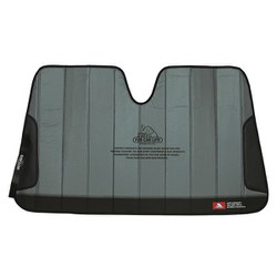 V21-0355L/GY [フロントガラス用サンシェード AUTO SUNSHADE（オートサンシェード） Lサイズ（1400×780mm） サンバイザー挟み式 GRAY]