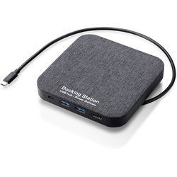 外付けSSD ポータブル ESD-DSAシリーズ 250GB ドッキングステーション機能付 USB PD対応 Type-C×1/USB-A×2/HDMI×1 ブラック ESD-DSA0250GBK