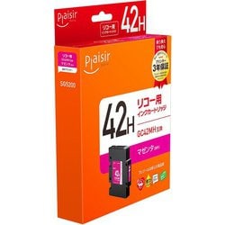 互換インクカートリッジ リコー GC42HM マゼンタ（顔料） PLE-RC42HM