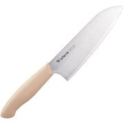 ウィステリア 三徳庖丁(両刃) FC-681 ピンク AUI0402