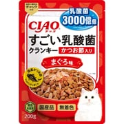 CIAO すごい乳酸菌クランキー かつお節入り まぐろ味 200g P-251 [キャットフード]
