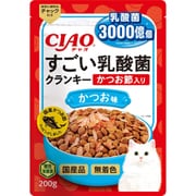 CIAO すごい乳酸菌クランキー かつお節入り かつお味 200g P-252 [キャットフード]