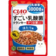 CIAO すごい乳酸菌クランキー かつお節入り ほたて味 200g P-253 [キャットフード]