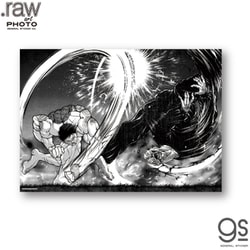 BAKI-063 グラップラー刃牙 フォトアートポスター A4 花山殴る [キャラクターグッズ]