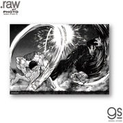 BAKI-063 グラップラー刃牙 フォトアートポスター A4 花山殴る [キャラクターグッズ]