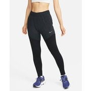 ナイキ Dri-FIT ウィメンズ ランニングパンツ DX4211-010 ブラック/ホワイト BLACK/WHITE/REFLECTIVE SILV Lサイズ [ランニングウェア ロングパンツ レディース]