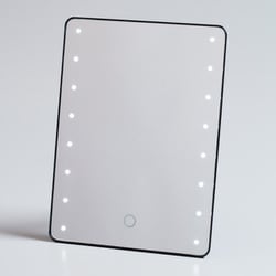LEDブライトニングミラー ブラック YLD-2500