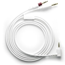 T3-03GAMINGPKG用 Φ2.5mm4極プラグ バランスケーブル 1.2m 白 T3-CB73WH