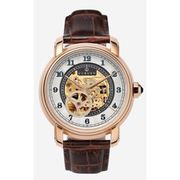 A0039 C1 D1 H1 S10 B3 Arabesque Collection カスタムウォッチ 自動巻き メンズ / ケース:RG / ダイアル:ゴールド・アラビア数字(1) / ハンズ:ローズゴールド / ストラップ:Imperatore ダークブラウン / Dバックル:ローズゴールド