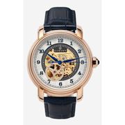 A0089 C1 D1 H2 S5 B1 Arabesque Collection カスタムウォッチ 自動巻き メンズ / ケース:RG / ダイアル:ゴールド・アラビア数字(1) / ハンズ:ブルー / ストラップ:Imperatore ダークブルー・ウォータープルーフ / ピンバックル:ローズゴールド