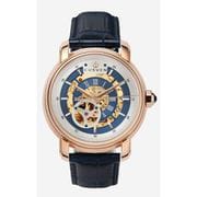 A0318 C1 D3 H1 S8 B2 Arabesque Collection カスタムウォッチ 自動巻き メンズ / ケース:RG / ダイアル:ゴールド・ブルー / ハンズ:ローズゴールド / ストラップ:Imperatore ダークブルー / ピンバックル:ステンレスシルバー