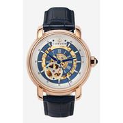 A0377 C1 D3 H2 S5 B1 Arabesque Collection カスタムウォッチ 自動巻き メンズ / ケース:RG / ダイアル:ゴールド・ブルー / ハンズ:ブルー / ストラップ:Imperatore ダークブルー・ウォータープルーフ / ピンバックル:ローズゴールド