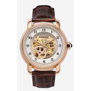 A0469 C1 D4 H1 S10 B1 Arabesque Collection カスタムウォッチ 自動巻き メンズ / ケース:RG / ダイアル:ゴールド・アラビア数字(2) / ハンズ:ローズゴールド / ストラップ:Imperatore ダークブラウン / ピンバックル:ローズゴールド