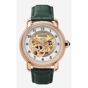 A0498 C1 D4 H1 S17 B2 Arabesque Collection カスタムウォッチ 自動巻き メンズ / ケース:RG / ダイアル:ゴールド・アラビア数字(2) / ハンズ:ローズゴールド / ストラップ:Nobilta グリーン / ピンバックル:ステンレスシルバー