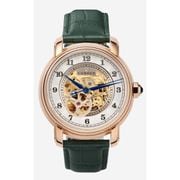 A0570 C1 D4 H2 S17 B2 Arabesque Collection カスタムウォッチ 自動巻き メンズ / ケース:RG / ダイアル:ゴールド・アラビア数字(2) / ハンズ:ブルー / ストラップ:Nobilta グリーン / ピンバックル:ステンレスシルバー