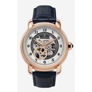 A0605 C1 D5 H1 S8 B1 Arabesque Collection カスタムウォッチ 自動巻き メンズ / ケース:RG / ダイアル:シルバー・アラビア数字(1) / ハンズ:ローズゴールド / ストラップ:Imperatore ダークブルー / ピンバックル:ローズゴールド