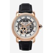A0609 C1 D5 H1 S9 B1 Arabesque Collection カスタムウォッチ 自動巻き メンズ / ケース:RG / ダイアル:シルバー・アラビア数字(1) / ハンズ:ローズゴールド / ストラップ:Imperatore ブラック / ピンバックル:ローズゴールド