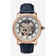 A0630 C1 D5 H1 S14 B2 Arabesque Collection カスタムウォッチ 自動巻き メンズ / ケース:RG / ダイアル:シルバー・アラビア数字(1) / ハンズ:ローズゴールド / ストラップ:Imperatore ブルー / ピンバックル:ステンレスシルバー