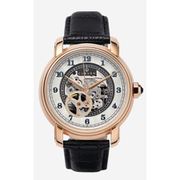 A0599 C1 D5 H1 S6 B3 Arabesque Collection カスタムウォッチ 自動巻き メンズ / ケース:RG / ダイアル:シルバー・アラビア数字(1) / ハンズ:ローズゴールド / ストラップ:Imperatore ブラック・ウォータープルーフ / Dバックル:ローズゴールド