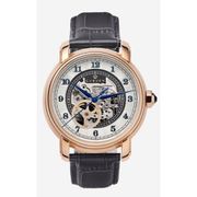 A0710 C1 D5 H2 S16 B2 Arabesque Collection カスタムウォッチ 自動巻き メンズ / ケース:RG / ダイアル:シルバー・アラビア数字(1) / ハンズ:ブルー / ストラップ:Imperatore グレー / ピンバックル:ステンレスシルバー