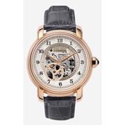 A0791 C1 D6 H1 S18 B3 Arabesque Collection カスタムウォッチ 自動巻き メンズ / ケース:RG / ダイアル:シルバー・アラビア数字(2) / ハンズ:ローズゴールド / ストラップ:Nobilta グレー / Dバックル:ローズゴールド