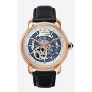 A1044 C1 D8 H1 S9 B4 Arabesque Collection カスタムウォッチ 自動巻き メンズ / ケース：RG / ダイアル：シルバー・ブルー / ハンズ：ローズゴールド / ストラップ：Imperatore ブラック / Dバックル：ステンレスシルバー