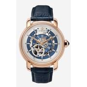 A1061 C1 D8 H1 S14 B1 Arabesque Collection カスタムウォッチ 自動巻き メンズ / ケース:RG / ダイアル:シルバー・ブルー / ハンズ:ローズゴールド / ストラップ:Imperatore ブルー / ピンバックル:ローズゴールド