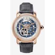A1078 C1 D8 H1 S18 B2 Arabesque Collection カスタムウォッチ 自動巻き メンズ / ケース:RG / ダイアル:シルバー・ブルー / ハンズ:ローズゴールド / ストラップ:Nobilta グレー / ピンバックル:ステンレスシルバー