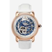 A1088 C1 D8 H2 S2 B4 Arabesque Collection カスタムウォッチ 自動巻き メンズ / ケース:RG / ダイアル:シルバー・ブルー / ハンズ:ブルー / ストラップ:Imperatore ホワイト / Dバックル:ステンレスシルバー