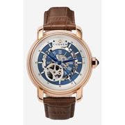 A1093 C1 D8 H2 S4 B1 Arabesque Collection カスタムウォッチ 自動巻き メンズ / ケース:RG / ダイアル:シルバー・ブルー / ハンズ:ブルー / ストラップ:Imperatore ブラウン / ピンバックル:ローズゴールド