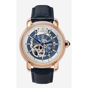 A1097 C1 D8 H2 S5 B1 Arabesque Collection カスタムウォッチ 自動巻き メンズ / ケース:RG / ダイアル:シルバー・ブルー / ハンズ:ブルー / ストラップ:Imperatore ダークブルー・ウォータープルーフ / ピンバックル:ローズゴールド