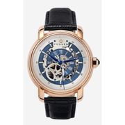 A1103 C1 D8 H2 S6 B3 Arabesque Collection カスタムウォッチ 自動巻き メンズ / ケース：RG / ダイアル：シルバー・ブルー / ハンズ：ブルー / ストラップ：Imperatore ブラック・ウォータープルーフ / Dバックル：ローズゴールド