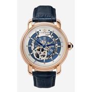 A1135 C1 D8 H2 S14 B3 Arabesque Collection カスタムウォッチ 自動巻き メンズ / ケース:RG / ダイアル:シルバー・ブルー / ハンズ:ブルー / ストラップ:Imperatore ブルー / Dバックル:ローズゴールド