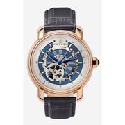 A1142 C1 D8 H2 S16 B2 Arabesque Collection カスタムウォッチ 自動巻き メンズ / ケース:RG / ダイアル:シルバー・ブルー / ハンズ:ブルー / ストラップ:Imperatore グレー / ピンバックル:ステンレスシルバー