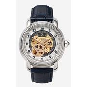 A1182 C2 D1 H1 S8 B2 Arabesque Collection カスタムウォッチ 自動巻き メンズ / ケース:SS / ダイアル:ゴールド・アラビア数字(1) / ハンズ:ローズゴールド / ストラップ:Imperatore ダークブルー / ピンバックル:ステンレスシルバー