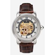 A1190 C2 D1 H1 S10 B2 Arabesque Collection カスタムウォッチ 自動巻き メンズ / ケース:SS / ダイアル:ゴールド・アラビア数字(1) / ハンズ:ローズゴールド / ストラップ:Imperatore ダークブラウン / ピンバックル:ステンレスシルバー