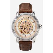 A1310 C2 D2 H1 S4 B2 Arabesque Collection カスタムウォッチ 自動巻き メンズ / ケース:SS / ダイアル:ゴールド・ローズゴールド / ハンズ:ローズゴールド / ストラップ:Imperatore ブラウン / ピンバックル:ステンレスシルバー