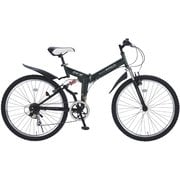 折りたたみ自転車 ATB M-672 AE 26インチ 6段変速 Wサスペンション搭載 M-672 アーミーグリーン