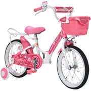 子ども用自転車 16インチ 変速なし 補助輪付き MD-12 ピンク