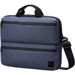ショルダーベルト付きインナーバッグ ～14インチ 横型 ネイビー BM-IBHCH14NNV